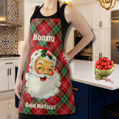 Buon Natale: Italiaanse kerstkerstkerstkerstkerstk Schort