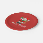 Buon Natale, Italiaanse kerstman (RED) Papieren Bordje (Gekanteld)