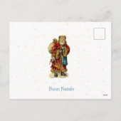 Buon Natale Italiaanse kerststerren Feestdagenkaart (Achterkant)