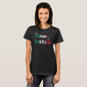 Buon Natale Italiaanse kerstvakantie T-shirt (Voorkant volledig)
