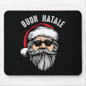 Buon natale italiaanse santa claus babbo grappige muismat (Voorkant)