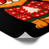 Buon Natale Italian Cat Christmas, Italy Pride Hol Poster (Hoek)