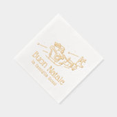 Buon Natale Italian Christmas Party Santa Folie Servetten (Rechts)