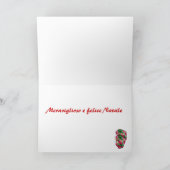 Buon Natale Italian Fish Grappig Leuke Kerst Kaart (Binnen)