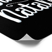 Buon Natale Italy Pride Xmas Holiday Italiaanse Ch Poster (Hoek)