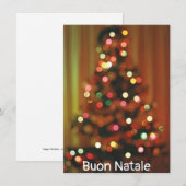 Buon Natale-kaart (Voorkant / Achterkant)