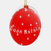 Buon Natale Keramisch Ornament (Rechts)