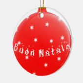 Buon Natale Keramisch Ornament (Links)