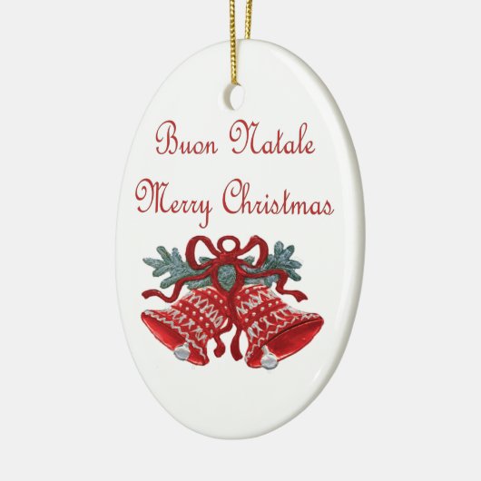 Buon Natale Keramisch Ornament (Links)