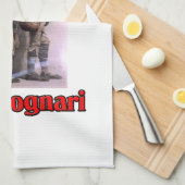 Buon Natale (Kerst van de Zeekaart) Zampognari Theedoek (Quarter Fold)