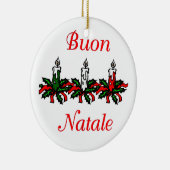 Buon Natale - Kerst-versiering Keramisch Ornament (Rechts)