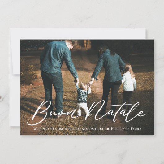 Buon Natale Kerstkaart (Voorkant)