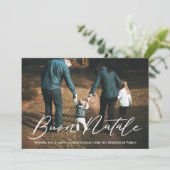 Buon Natale Kerstkaart (Staand voorkant)