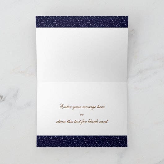 Buon Natale. kerstKaart in het Italiaans Feestdagen Kaart (Binnen)