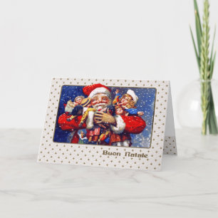 Buon Natale. kerstKaart in het Italiaans Feestdagen Kaart