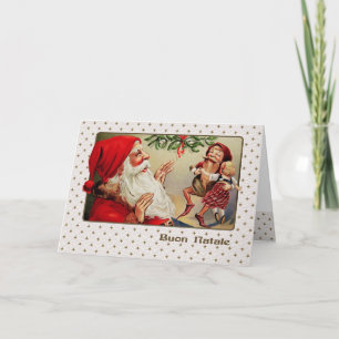 Buon Natale. kerstKaart in het Italiaans Feestdagen Kaart