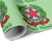 Buon Natale - Kerstkerst in Italië Cadeaupapier (Rol Hoek)