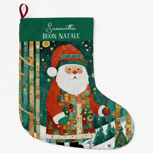 Buon Natale Kerstmis Grote Kerstsok (Voorkant)