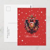 "Buon Natale" Kerstmis in Habsburg Briefkaart (Voorkant / Achterkant)