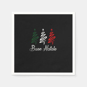 Buon Natale Kerstmis T Shirt Servet