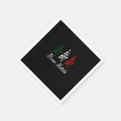 Buon Natale Kerstmis T Shirt Servet (Hoek)