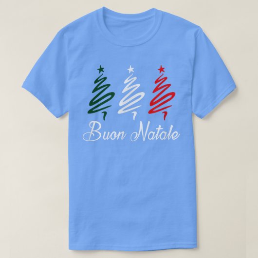 Buon Natale Kerstmis T T-shirt (Design voorkant)