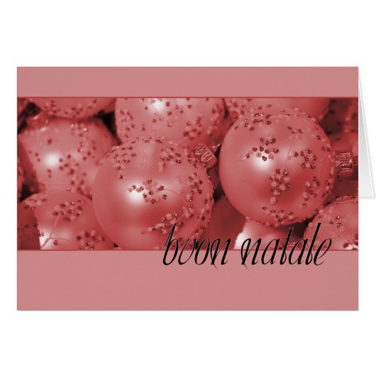 Buon Natale kerstversiering (Voorkant Horizontaal)