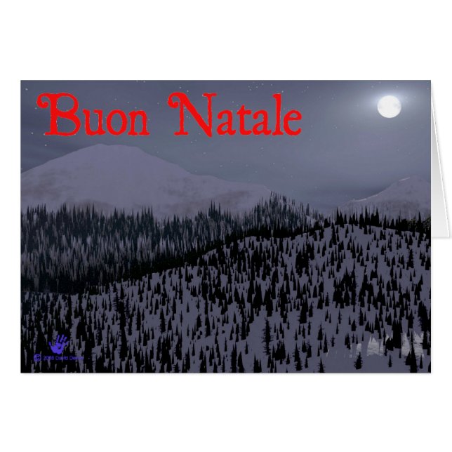 Buon Natale - Koude nacht in Idaho (Voorkant Horizontaal)
