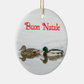 Buon Natale - Mallards Keramisch Ornament (Rechts)