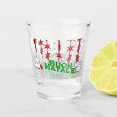 **BUON NATALE* MERRY CHRISTMAS SHOT GLAS (Voorkant)