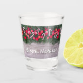 **BUON NATALE* MERRY CHRISTMAS SHOT GLAS (Voorkant)