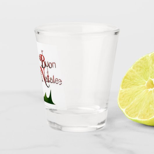 **BUON NATALE* MERRY CHRISTMAS SHOT GLAS (Rechts)