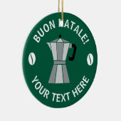 Buon Natale Moka Pot Christmas tree ornament (Rechts)