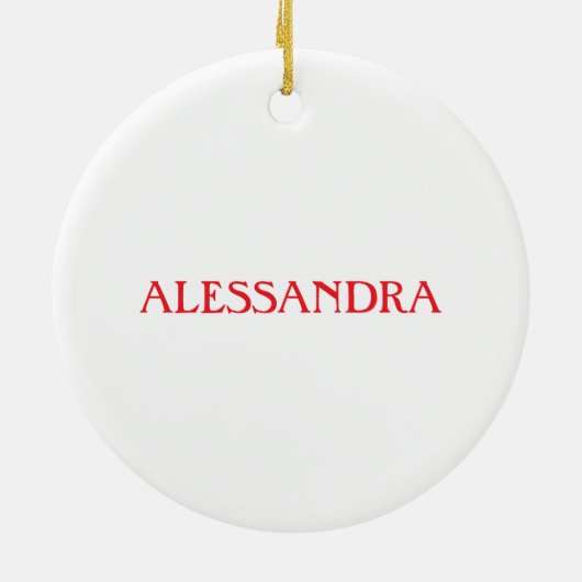 Buon Natale Nonna gepersonaliseerd Keramisch Ornament (Achterkant)