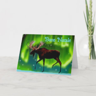 Buon Natale - Noorderlicht Eland Feestdagen Kaart