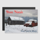Buon Natale - Old Red Truck (Voorkant / Achterkant)