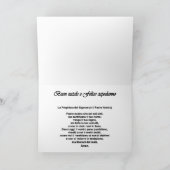 Buon natale - Onze Vader in het Italiaans Kaart (Binnen)