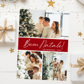 Buon Natale Photo Collage Feestdagenkaart