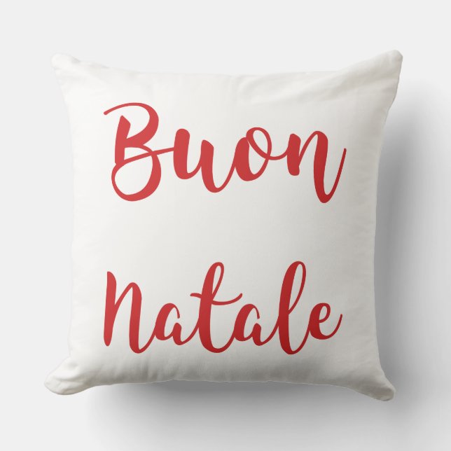 Buon Natale Pillow Kussen (Voorkant)