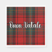 Buon Natale Plaid Servet (Voorkant)