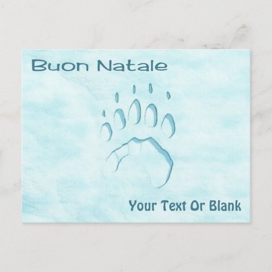 Buon Natale - Polar Beer Pw Print Briefkaart (Voorkant)