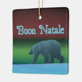 Buon Natale - Polar Lights Polar Beer Keramisch Ornament (Links)