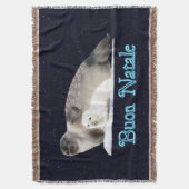 Buon Natale - Ringed zegel Deken (Voorkant Verticaal)