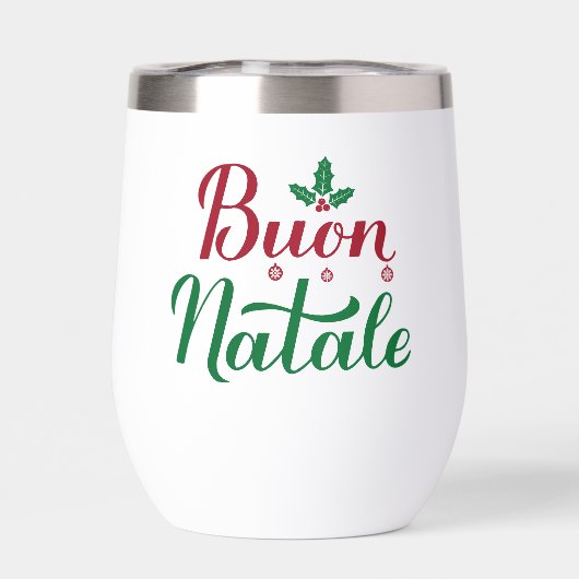 Buon Natale Rode en Groene Kerstmis (Achterkant)