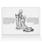 Buon Natale Sanctuary Kerstmis Kaart (Binnen Horizontaal (Boven))