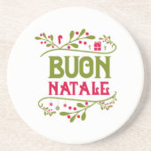 **BUON NATALE** SANDSTONE ONDERZETTER (Voorkant)