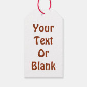 Buon Natale - Santa Claus Cadeaulabel (Achterkant)