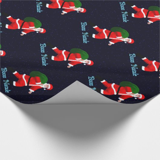 Buon Natale - Santa Claus Cadeaupapier (Hoek)