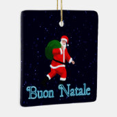 Buon Natale - Santa Claus Keramisch Ornament (Rechts)
