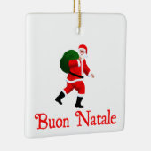 Buon Natale - Santa Claus Keramisch Ornament (Rechts)